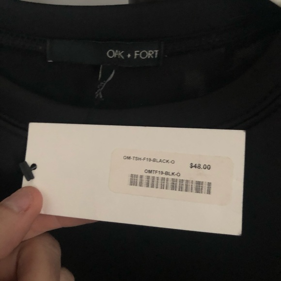 BRAND NEW OAK + FORT MENS TSHIRT - Picture 3 of 3